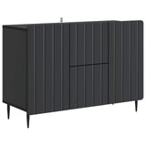 Sideboard with Drawer Black 89 x 34.5 x 62 cm Engineered Wood 894426