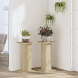 Plant Stands 2 pcs Sonoma Oak 30x30x60 cm Engineered Wood 3307857