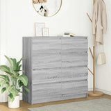 Sideboard Grey Sonoma 100x35x99 cm Engineered Wood 3328494