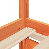 Bed Frame without Mattress Wax Brown 140x200 cm Solid Wood Pine 3282350