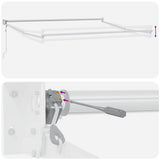 Automatic Retractable Awning Burgundy 300x250 cm 3215303