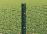 Welded Wire Fence 10 x 1.2 m PVC-Coated Steel Green 3336685