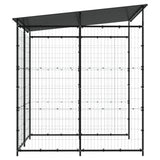 150780 Bicycle Shed 190x190x222 cm Steel Black