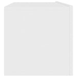 ZNTS TV Cabinet White 100x30x30 cm Engineered Wood 801481