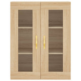 Wall Mounted Cabinet Sonoma Oak 69.5x34x90 cm 828463