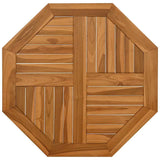 Table Top 70x70x2.5 cm Octagonal Solid Wood Teak 366665