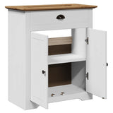 Bathroom Sink Cabinet BODO White and Brown 70x35x80 cm 4016864