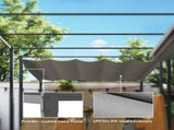 3 x 3m Retractable Roof Metal Pergola - Grey T3398P317633