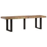 Bench 160 cm Solid Wood Reclaimed and Steel 4006412