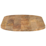 Table Top 110x50x2.5 cm Oval Solid Wood Mango 370127
