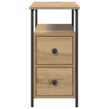 Bedside Cabinet Artisan oak 30 x 60 x 60 cm Engineered wood 871273