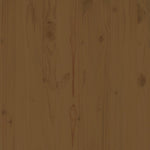2 Piece Garden Lounge Set Honey Brown Solid Pinewood 805693