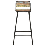 Bar Chairs 4 pcs Solid Reclaimed Wood 321956