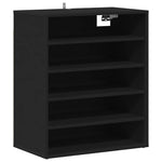 Shoe Cabinet Black 60x35x70 cm Engineered Wood 808937