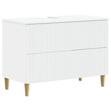 Bathroom Sink Cabinet ARNHEM White 82 x 41x 59 cm 896575