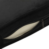 170954 Dog Sofa Black 81x43x31 cm Plush and Faux Leather