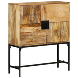 Highboard 80x30x95 cm Solid Rough Wood Mango 351713