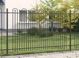 Spike Arch Fence DRONTEN Black 42030094