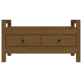 Hall Bench Honey Brown 80x40x43 cm Solid Wood Pine 821787