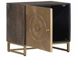Handmade Bedside Cabinet Coffee Brown 40 x 30 x 50 cm 42020069