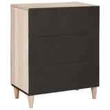 Sideboard White 60 x 33 x 75 cm Solid mango wood 4018118