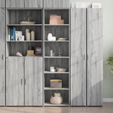 Highboard Grey Sonoma 50x41x185 cm Engineered Wood 3281685