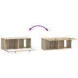 Wall-Mounted TV Cabinet Sonoma Oak 78.5 x 31 x 30 cm 898037