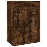 Shoe Cabinet Smoked Oak 60x35x84 cm Engineered Wood 815417