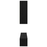 TV Cabinet Set 6 pcs Black Oak Engineered Wood 3393247