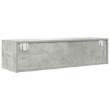 TV Cabinet Concrete Grey 100x31x25.5 cm Engineered Wood 861478