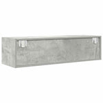 ZNTS TV Cabinet Concrete Grey 100x31x25.5 cm Engineered Wood 861478