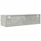ZNTS TV Cabinet Concrete Grey 100x31x25.5 cm Engineered Wood 861478
