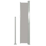 Patio Retractable Side Awning 170x300 cm Grey 48368