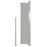 Patio Retractable Side Awning 170x300 cm Grey 48368