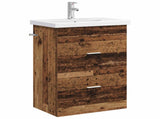 Bathroom Furniture Set Old Wood 61 x 40 x 84.5 cm 3404372