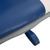 2 Piece Foldable Boat Seat Set Blue and White 48x51x41 cm 3284280