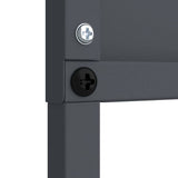 Garden Privacy Screen Anthracite 32 x 140 cm Cold-rolled steel 876226
