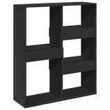 Room Divider Black 100x33x115 cm Engineered Wood 3309547