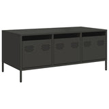 Coffee Table Black 101.5x50x43.5 cm Cold-rolled Steel 851268