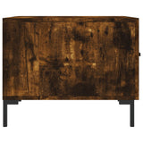 Coffee Tables 2 pcs Smoked Oak 50x50x40 cm Engineered Wood 829423