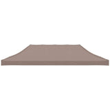 Party Tent Roof 6x3 m Taupe 270 g/m 315330