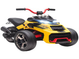 12V Kids Electric Ride On Car with 3 Wheeler, MP3 Player, Horn, 2 Speeds, LED Lights for Boys & T3398P422432