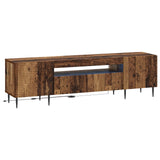 LED TV Cabinet Old Wood Engineered Wood 896913