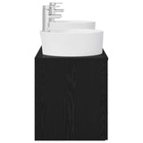 Bathroom Cabinet Set 3 pcs Black 62.5 x 44.5 x 50 cm 3405868
