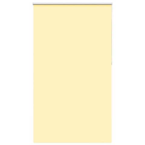 ZNTS Roller Blind Blackout Yellow 125x230 cm Fabric Width 121.6 cm Polyester 4012121