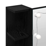 Mirror Cabinet Black Oak 70 x 16.5 x 60 cm Engineered Wood 886233