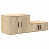 Storage Cabinet 2 pcs Sonoma Oak 118 x 41 x 40 cm 866661