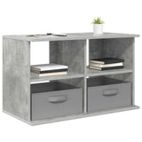 TV stand with Drawer Concrete Grey 79 x 40 x 48 cm 8000463
