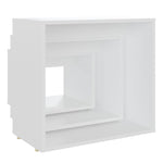 Nesting Tables 3 pcs White Engineered Wood 808576