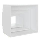 Nesting Tables 3 pcs White Engineered Wood 808576